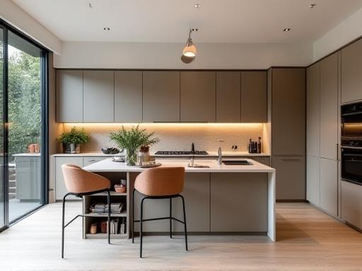 Elegant Contemporary Kitchen in Roppongi